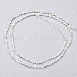 Натуральные бусины из радужного лунного камня G-P213-21-2mm