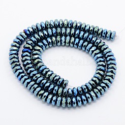 Grado A Placchi non magnetici perle ematite sintetico fili&nbsp;G-N0014-6x3mm-01