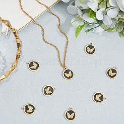 8 шт. подвески из нержавеющей стали 201 с вакуумным покрытием PVD&nbsp;STAS-BBC0008-02