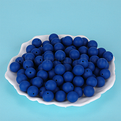 Perles focales rondes en silicone&nbsp;SI-JX0046A-50