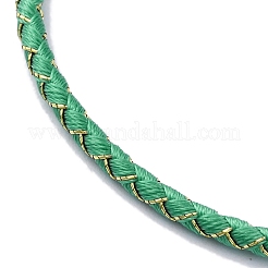 Fabrication de bracelets tressés en cordon polyester&nbsp;MAK-Z003-01P-22