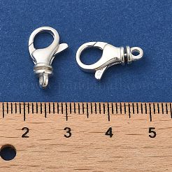 925スターリングシルバーカニカン  スタンプ925個付き  銀  16x10x5mm  穴：1.8mm&nbsp;STER-D006-17S