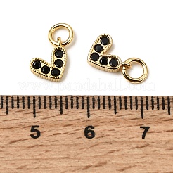 Латунные микро проложить кубического циркония подвески&nbsp;ZIRC-F111-08G-01