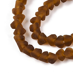 Матовые прозрачные стеклянные бусины&nbsp;LS-GLAA-N016-4mm-01