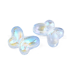 Perles de verre transparentes plaquées couleur ab&nbsp;GLAA-Z020-01C