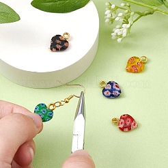 Стеклянные подвески миллефиори&nbsp;PALLOY-CJ00002