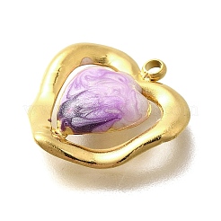 Подвески из нержавеющей стали 304 с эмалью&nbsp;STAS-Q347-15G-01