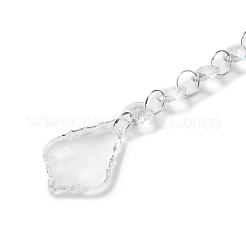 Подвесные украшения из кварцевого хрусталя HJEW-M007-05C-P