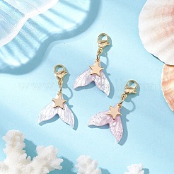 Подвеска из смолы в виде хвоста русалки&nbsp;HJEW-JM03120