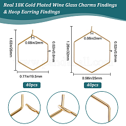80 шт. фурнитура для сережек-колец из нержавеющей стали 316 STAS-BBC0003-21
