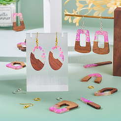 DIY-Set zur Herstellung von zweifarbigen Ohrhängern&nbsp;DIY-TA0009-01A