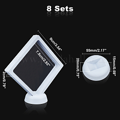 Полиэтиленовый (pe) 3d держатель дисплея с плавающей рамкой ODIS-FH0001-02B-02