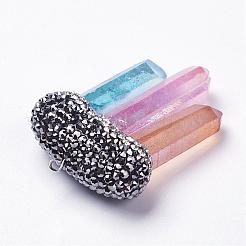 Натуральные кристаллы с кварцевым кристаллом&nbsp;G-K181-A