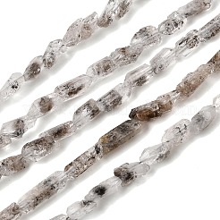 Hilos de cuentas de diamantes herkimer naturales&nbsp;GG-CBA8084-05