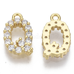 Ottone micro spianare fascino zirconi&nbsp;X-KK-T060-05-Q-G-NF