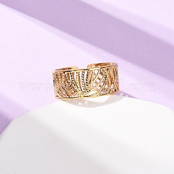 Кольца-манжеты из нержавеющей стали 304 для женщин&nbsp;RJEW-K309-33G