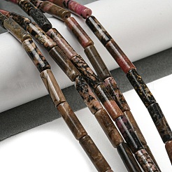 Природные родонит бисер нитей G-D464-50