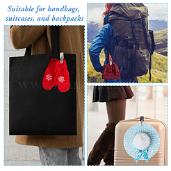 6 шт. 6 стиля полиэстеровый свитер шаль зажим AJEW-HY0001-35