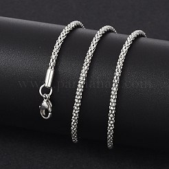 Ожерелья из попкорн-цепи из нержавеющей стали 304 NJEW-J032-22P