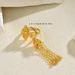 Verstellbare Fingerringe mit Messingquaste für Damen&nbsp;JB9965-1
