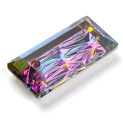 Подвески из тисненого стекла со стразами&nbsp;GLAA-J101-07B-001VO