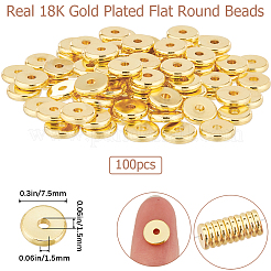 100 шт. Латунные бусины KK-BBC0012-14A
