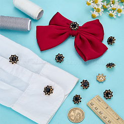 10 шт. 1-отверстие кнопки из сплава стекла&nbsp;BUTT-FG0001-50A