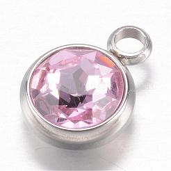 Подвески из нержавеющей стали 304 со стразами&nbsp;STAS-G082-05