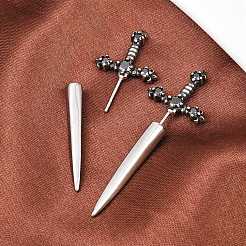 Серьги-гвоздики из хирургической нержавеющей стали 316 EJEW-C160-18