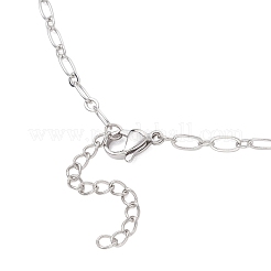 Изготовление ожерелий-слайдеров из латунной цепочки Фигаро&nbsp;AJEW-JB01491-02