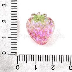 Cabochons de fruits en résine transparente à dégradé de couleurs&nbsp;RE-CBA7537-02