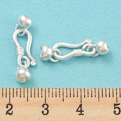 925 sterling silver fermagli s-gancio&nbsp;STER-Q191-07A-S