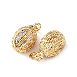 Латунные микро проложить кубического циркония подвески&nbsp;KK-C143-33A-G