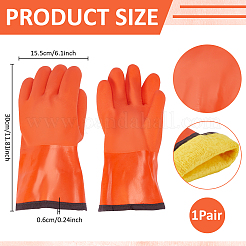 Guanti caldi da lavoro in plastica&nbsp;AJEW-WH0871-75