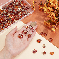 96шт 12style прозрачные акриловые бусины&nbsp;MACR-PH0001-66