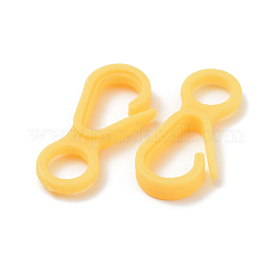 プラスチックカニカン  きいろ  33x15.5x4.5mm  穴：7.5mm&nbsp;KY-D012-10