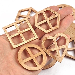 Деревянные поделки ломтики миниатюрные украшения&nbsp;PW-WG3C06A-01