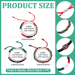 3 шт. 3 стиля&nbsp;BJEW-UN0001-91