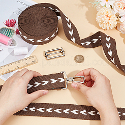 5 ярд жаккардовой ленты со стрелками из поликоттона&nbsp;OCOR-WH0078-170C