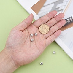 Разделительные бусины из хирургической нержавеющей стали 316 с кристаллами и стразами STAS-N032-05P