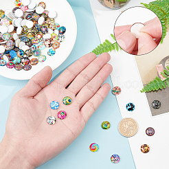 Cabochons di vetro&nbsp;GGLA-PH0006-06B