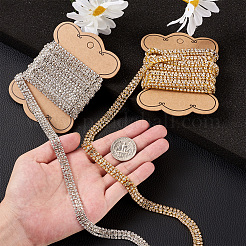 4 ярд двухцветных цепочек со стразами FIND-CD0001-17