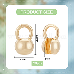 20 шт. латунные наконечники для бусин KK-BC0012-46