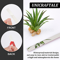 201 самоклеящаяся гибкая молдинговая накладка из нержавеющей стали FIND-WH0021-49A-P