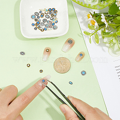 50 pz cabochon in lega smaltata&nbsp;OCOR-WH0521-158