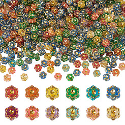 500 Stück Kunststoffblumenperlen&nbsp;KY-TADJ0001-07A