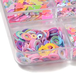 6 стиль украшения аксессуары ПВХ пластиковые блестки/блестки бусины KY-G024-01