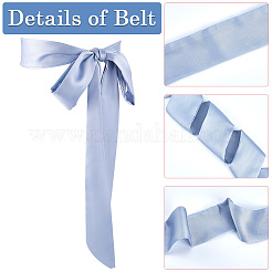 Lange dünne Chiffon-seidenartige Kettengürtel für Frauen und Mädchen&nbsp;AJEW-WH20001-48B