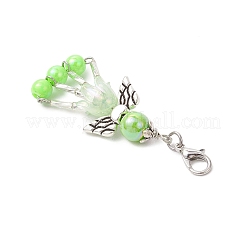 Подвески из акрила и стекла витые стеклярус украшения&nbsp;HJEW-JM03637-03