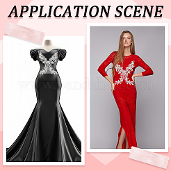 1 шт. цветочные аппликации из горного хрусталя&nbsp;PATC-CY0001-30